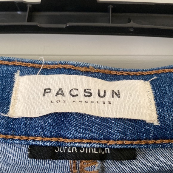 Pacsun Super Stretch Destructed Jeggings - Picture 3 of 4